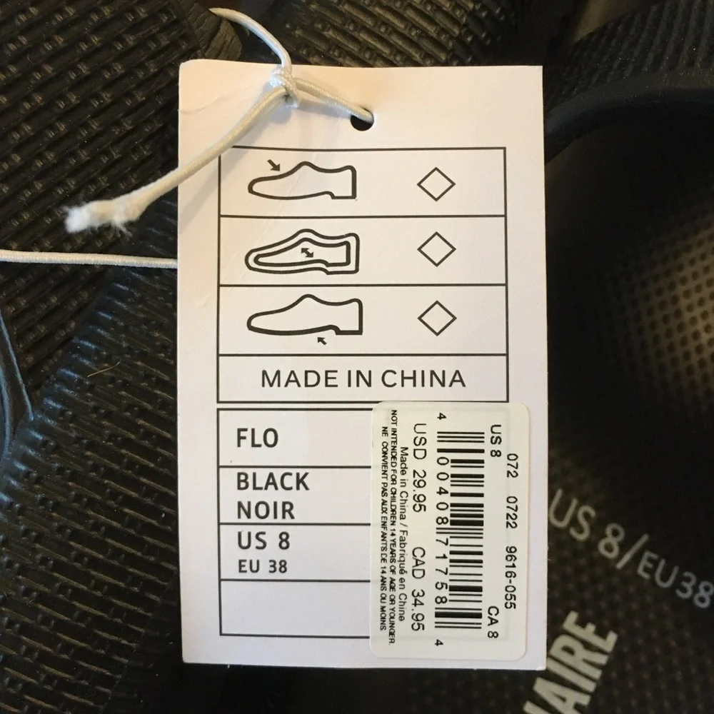 Cushionaire Black Slide Sandals NWT - Picture 7 of 12